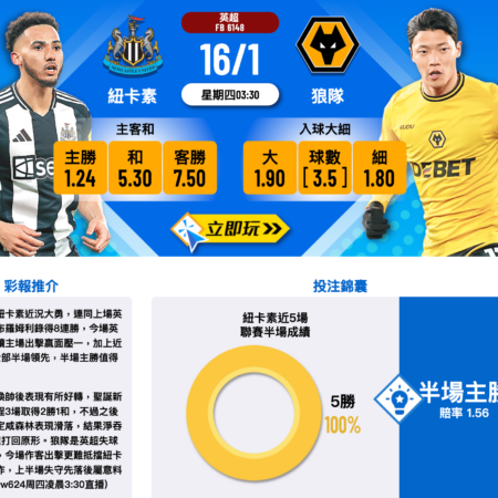 「亞特蘭大 vs 尤文圖斯，紐卡索 vs 狼隊：比賽前瞻與分析」